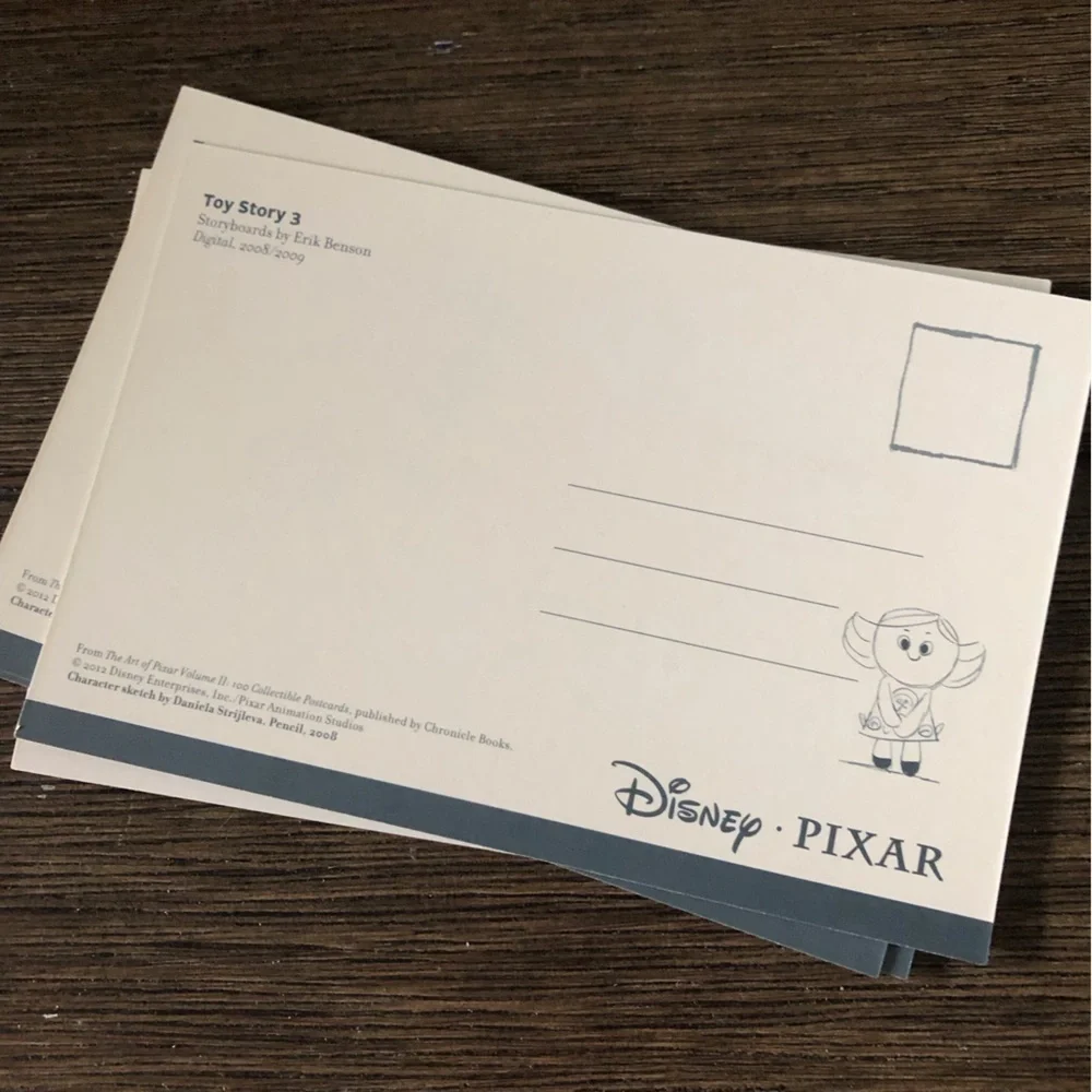 Disney Pixar Movie Postcards: Toy Story 4 pack.